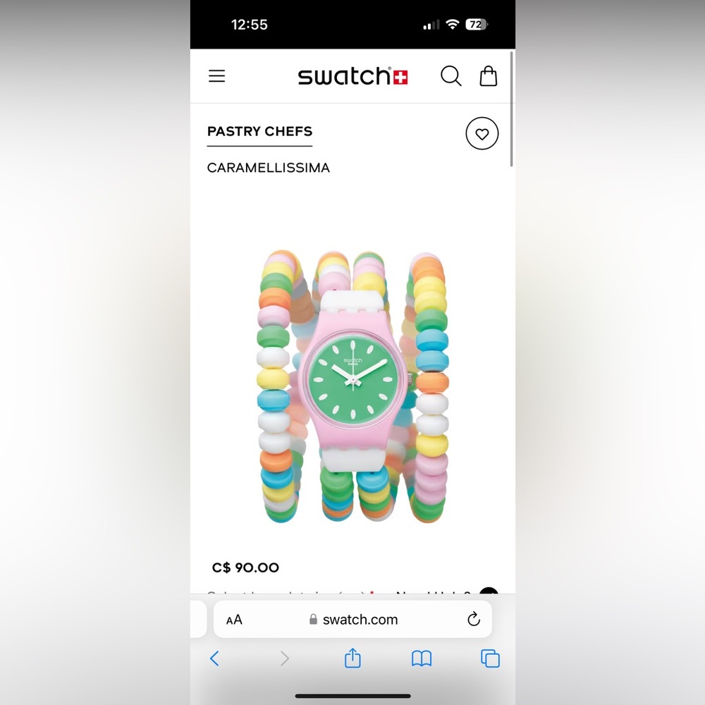 Swatch Caramelissima Watch